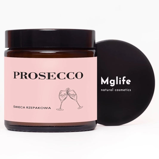 MgLife Świeca rzepakowa Prosecco 120 ml