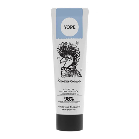 Yope Naturalna odżywka do włosów Świeża  Trawa do włosów przetłuszczających się 170ml