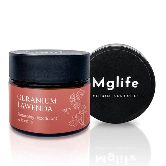 Mglife Naturalny dezodorant w kremie Geranium lawenda 50 ml