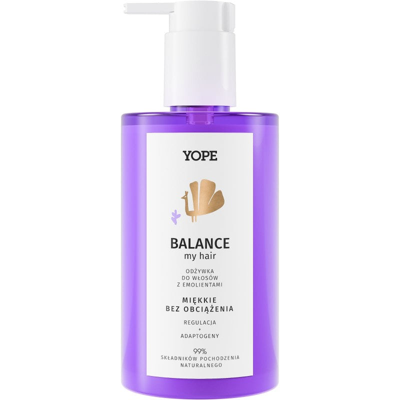 Yope Odżywka do włosów z emolientami, Balance my hair, 300ml